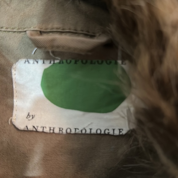 Anthropologie jacket with fur - Picture 2 of 9